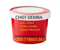 4 In 1 Penis Extra Combo Enlargement Cream CHIEF DEMBA +256778601361