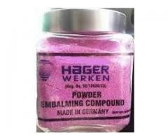 Hager & Werken Embalming Powder for sale world wide +27710566061 Southafrica,Germany