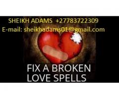 LOVE SPELL TO BRING BACK LOST LOVER +27783722309 IN SOUTH AFRICA