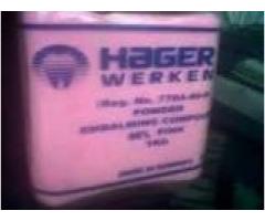 Hager Werken Powder Pink and White Hot 98%  0712142374