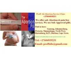 Proff Ali ABORTION CLINIC WITH BRANCHES CONTRYWIDE +27604939231